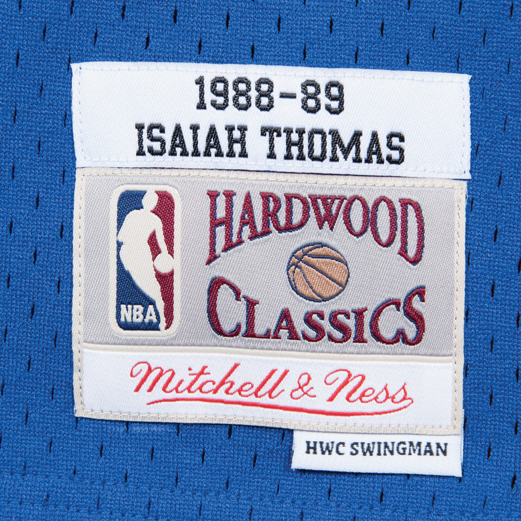 Detroit Pistons Swingman Jersey Road Isiah Thomas 1988-89