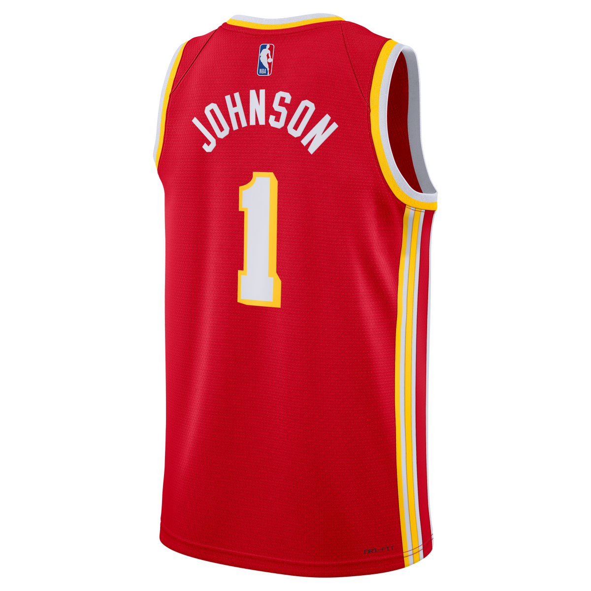 Atlanta Hawks Icon Edition Swingman Jersey - Red - Jalen Johnson - Unisex