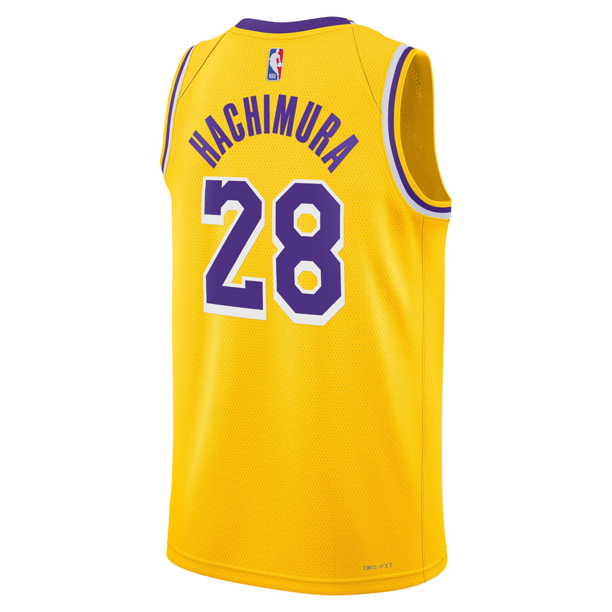 Los Angeles Lakers Icon Edition Swingman Jersey - Gold - Rui Hachimura - Unisex