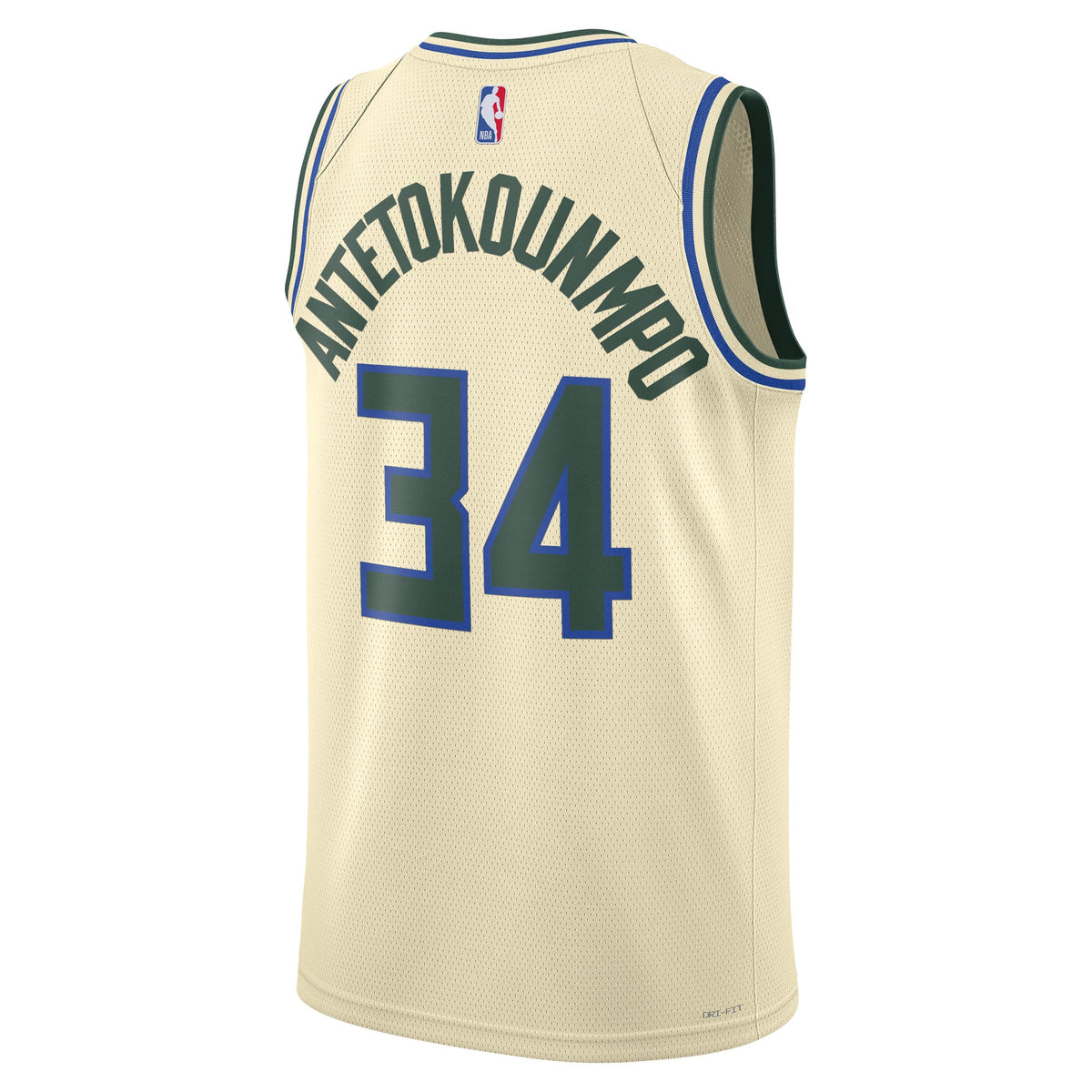 Milwaukee Bucks 2025/26 City Edition Swingman Jersey - Cream - Giannis Antetokounmpo - Unisex