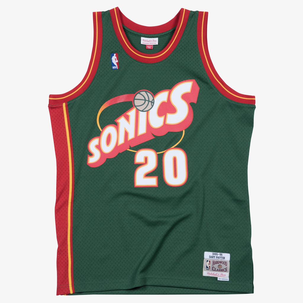 Seattle Supersonics Swingman Jersey Road Gary Payton 1995-96