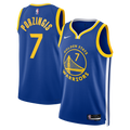 Golden State Warriors Icon Edition Swingman Jersey - Royal - Kristaps Porziņģis - Unisex