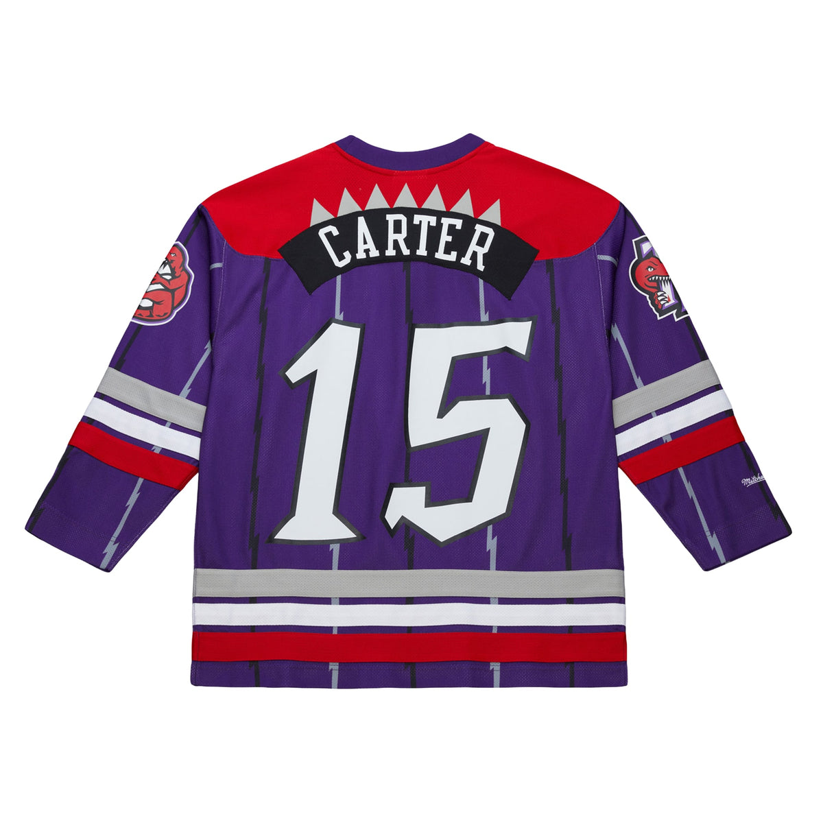 Unisex Vince Carter Purple Toronto Raptors Maxxed Out Fashion Hockey Jersey