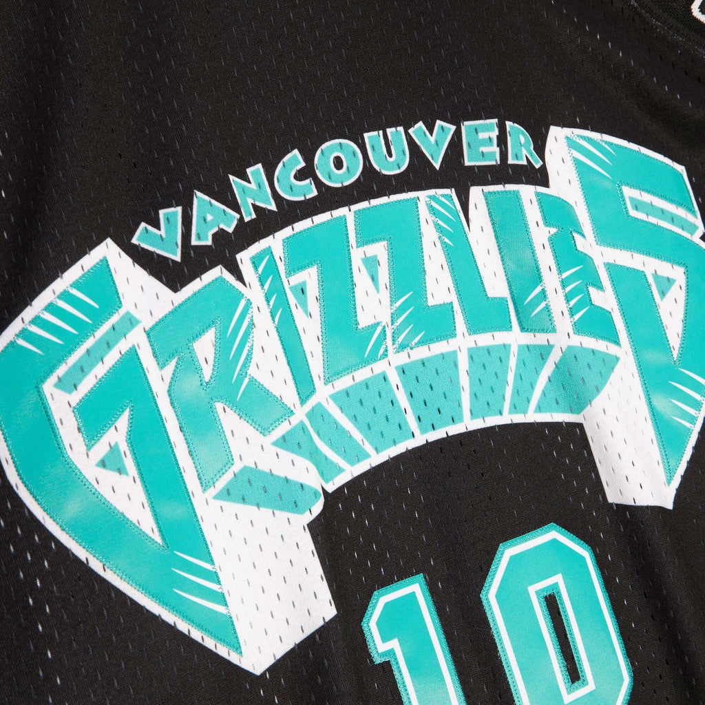 Vancouver Grizzlies Mike Bibby 1998 Team Color Swingman Jersey - Black