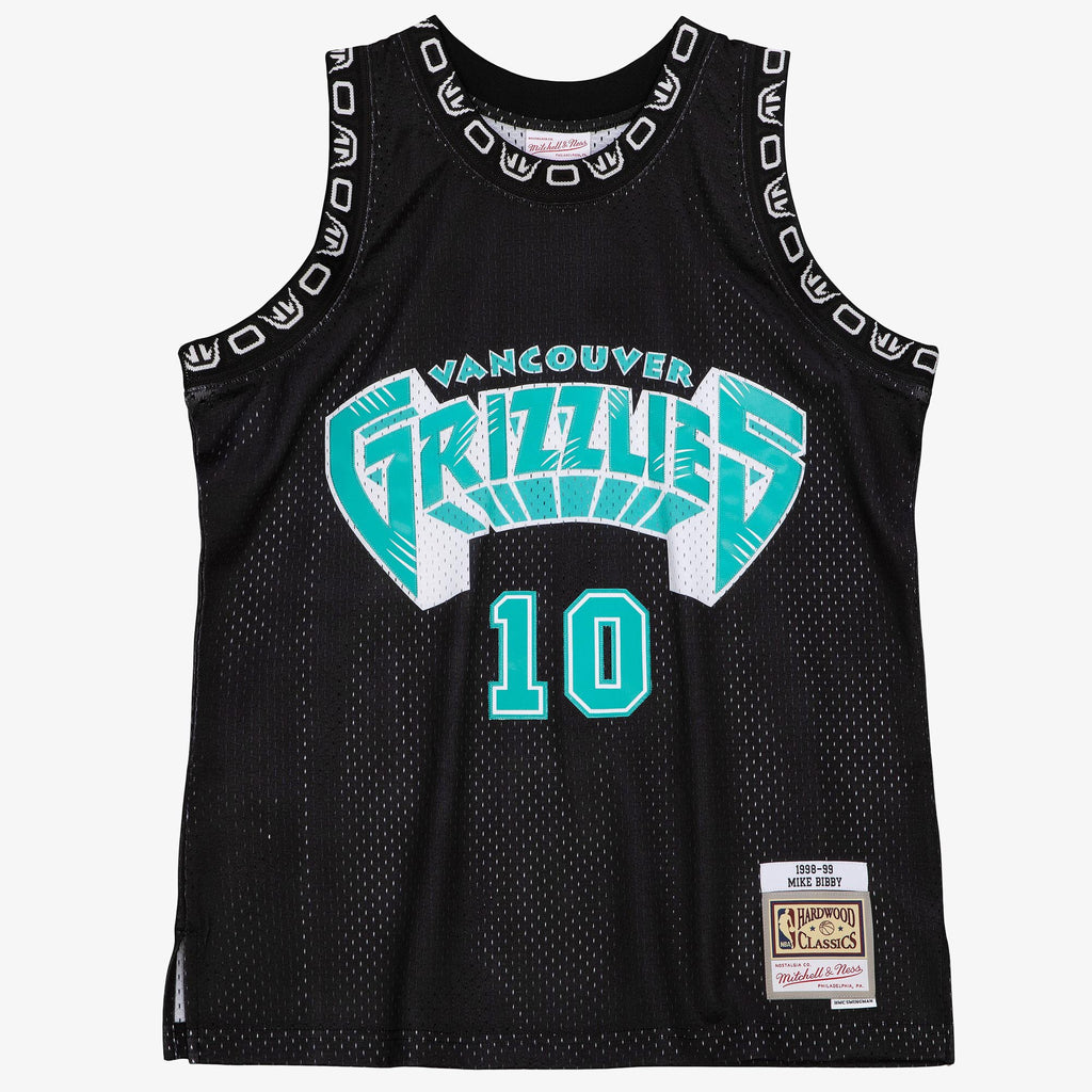 Vancouver Grizzlies Mike Bibby 1998 Team Color Swingman Jersey - Black