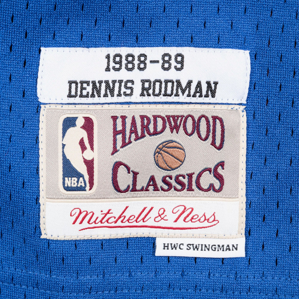 Detroit Pistons Swingman Jersey Road Dennis Rodman 1988-89