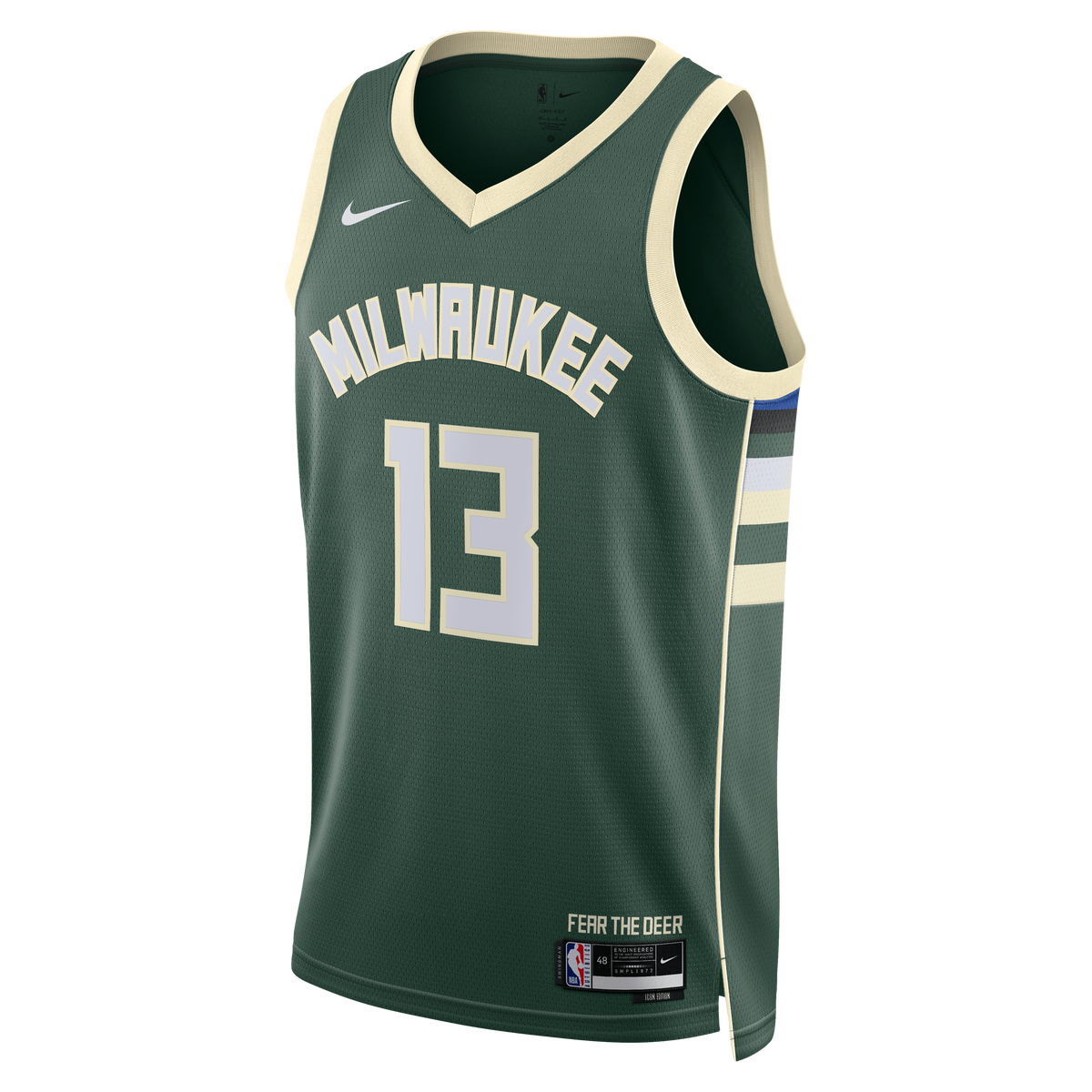Milwaukee Bucks Icon Edition Swingman Jersey - Hunter Green - Ryan Rollins - Unisex
