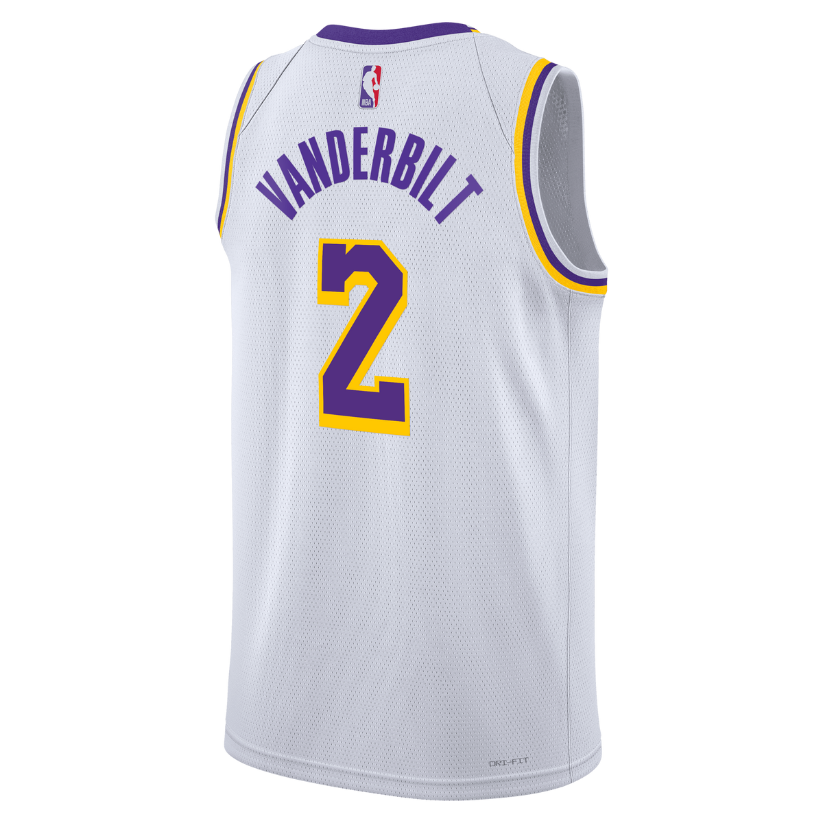 Los Angeles Lakers Association Edition Swingman Jersey - White - Jarred Vanderbilt - Unisex