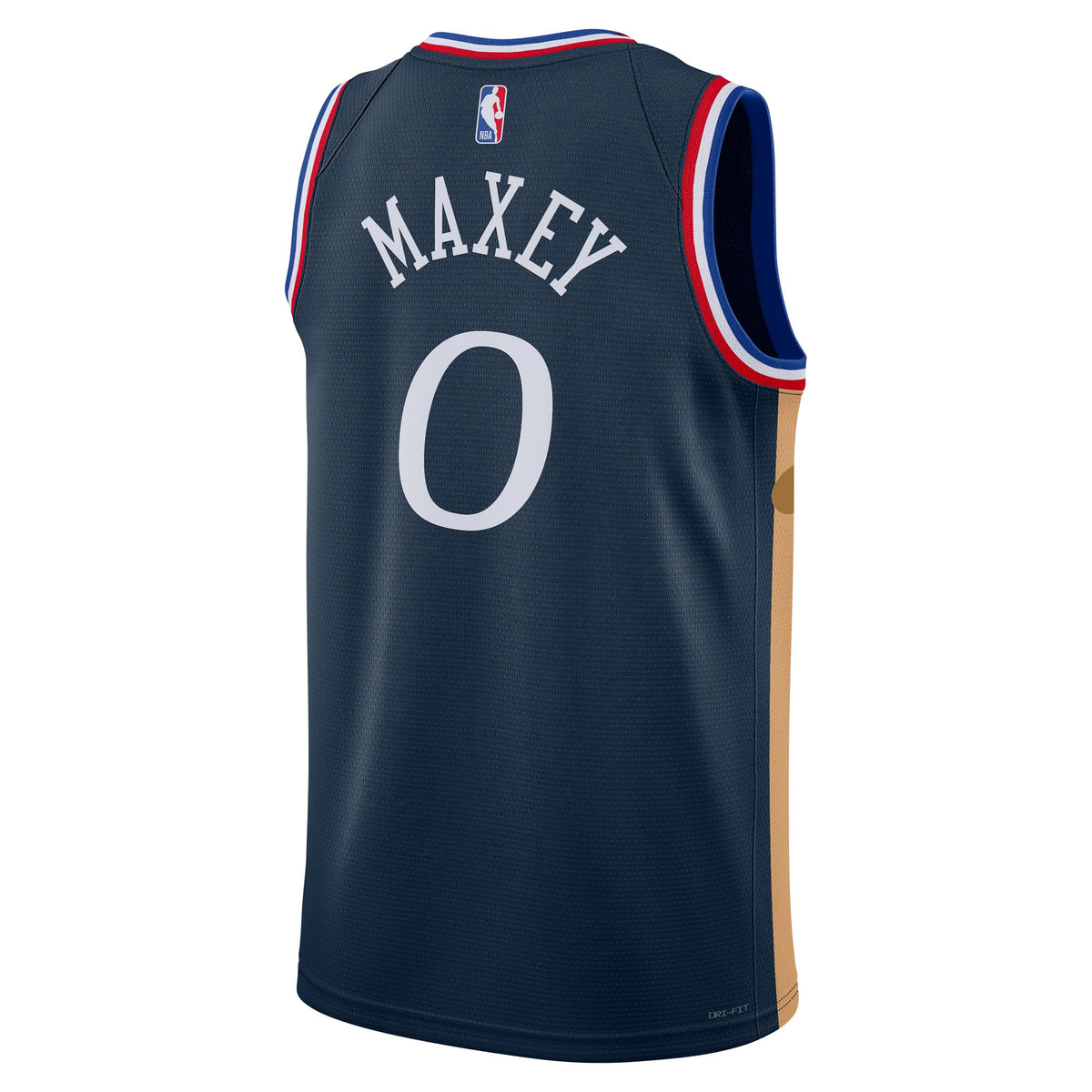 Philadelphia 76ers 2025/26 City Edition Swingman Jersey - Navy - Tyrese Maxey - Unisex
