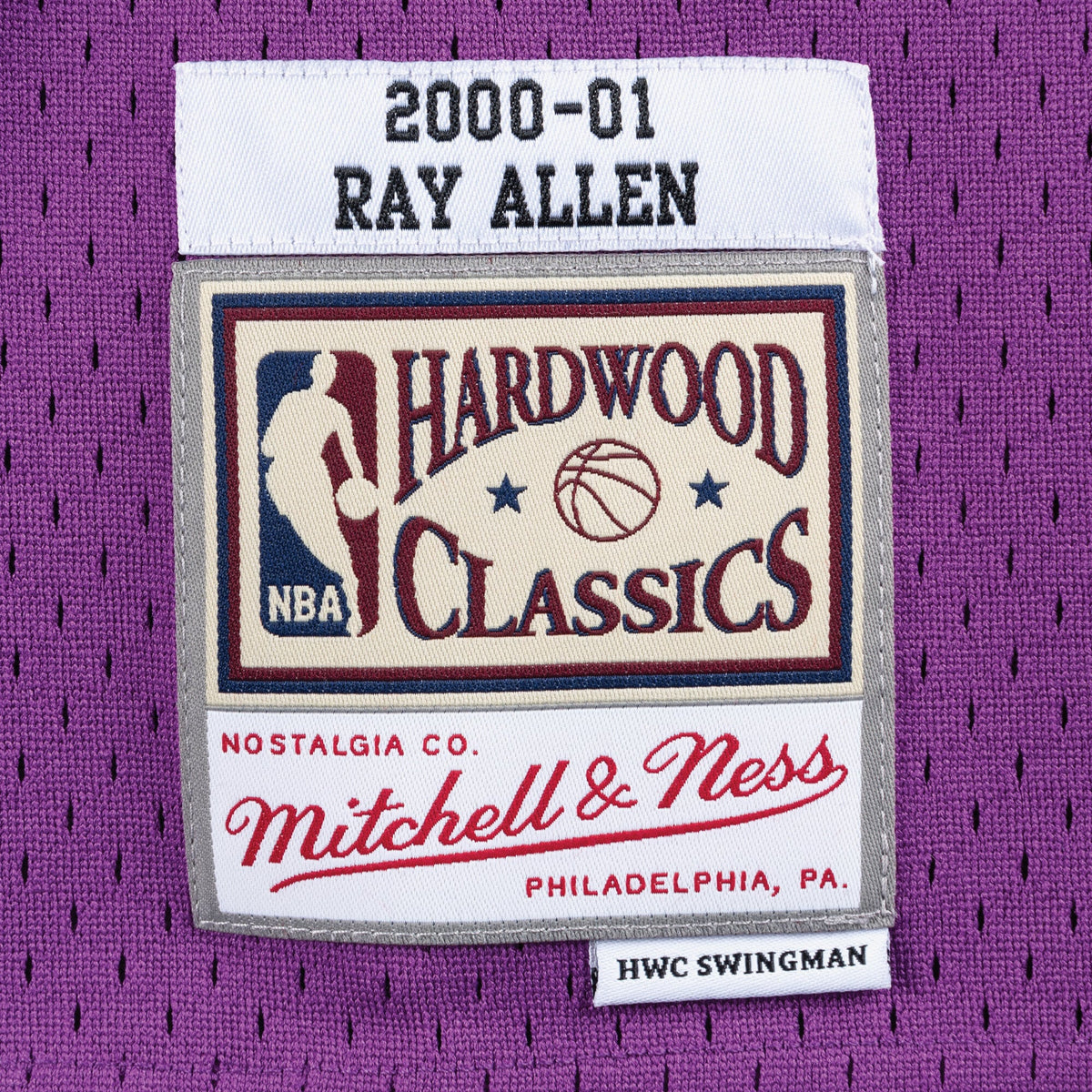 Milwaukee Bucks Swingman Jersey Road Ray Allen 2000-01