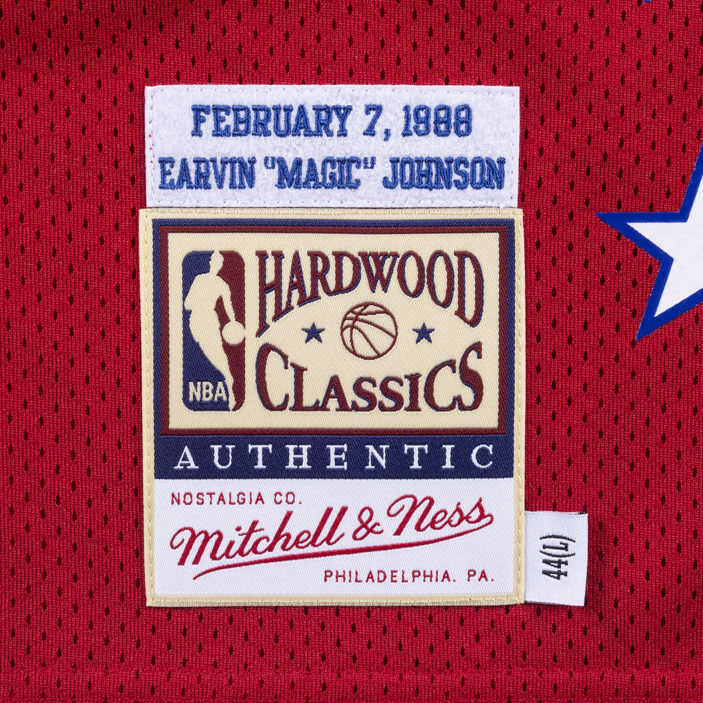 NBA All-Star West Authentic Jersey Magic Johnson 1988