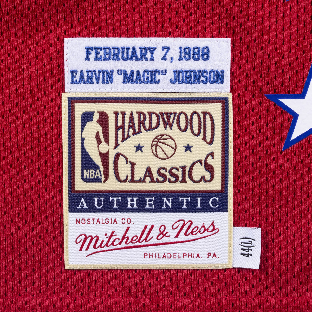 NBA All-Star West Authentic Jersey Magic Johnson 1988