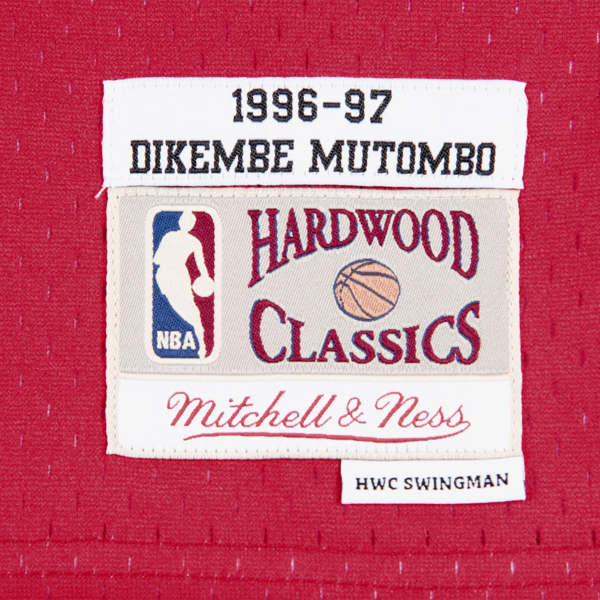 Atlanta Hawks Swingman Jersey Dikembe Mutombo 1996-97
