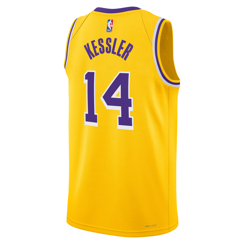 Los Angeles Lakers Icon Edition Swingman Jersey - Gold - Walker Kessler - Unisex