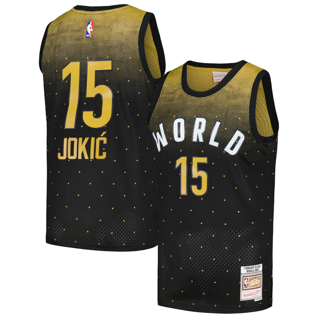 Men's Nikola Jokic Black 2016 NBA Rising Stars Challenge Hardwood Classics Swingman Jersey