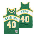 Seattle Supersonics Shawn Kemp Hardwood Classics Road Swingman Jersey - Mens