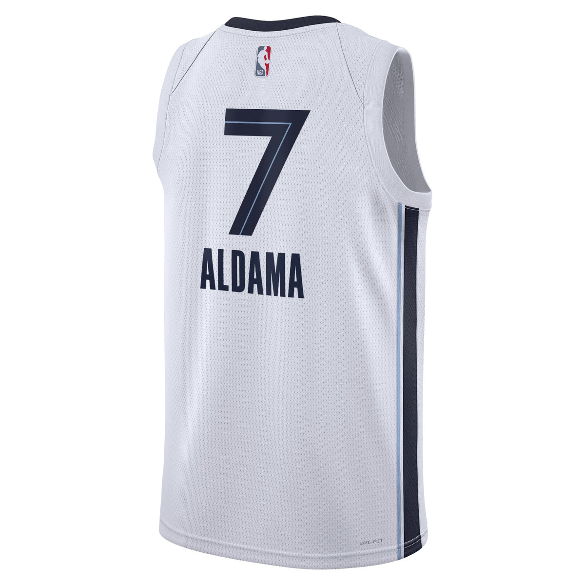 Memphis Grizzlies Association Edition Swingman Jersey - White - Santi Aldama - Unisex
