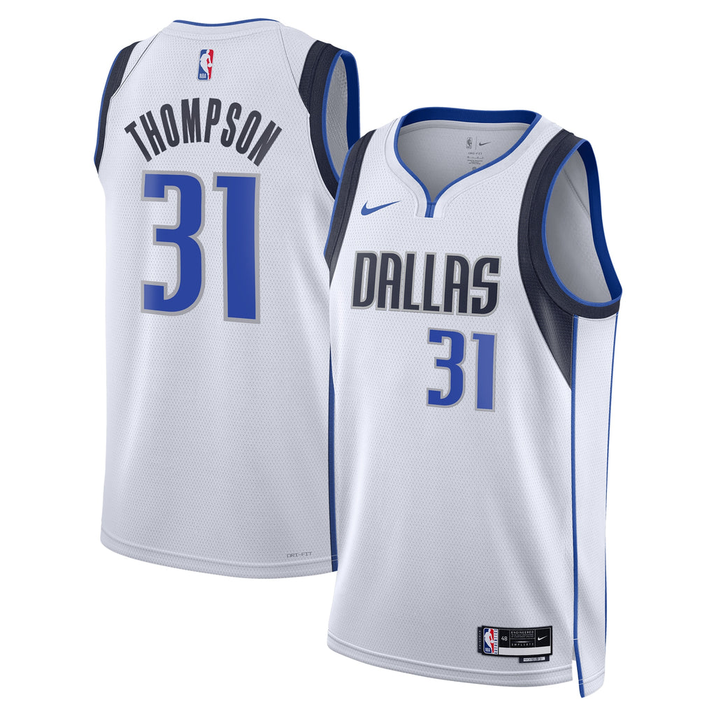 Dallas Mavericks Association Edition Swingman Jersey - White - Klay Thompson - Unisex