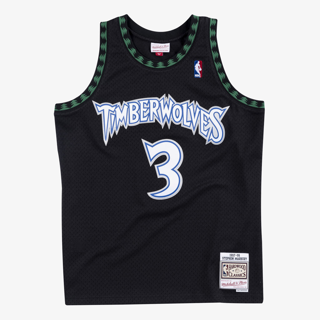 Minnesota Timberwolves Swingman Jersey Alternate Stephon Marbury 1997-98