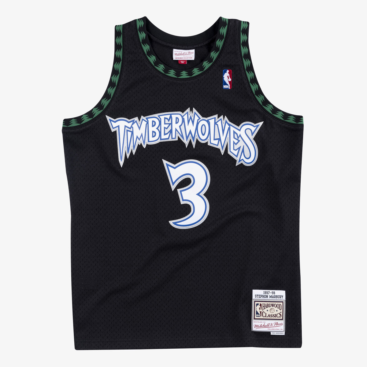 Minnesota Timberwolves Swingman Jersey Alternate Stephon Marbury 1997-98