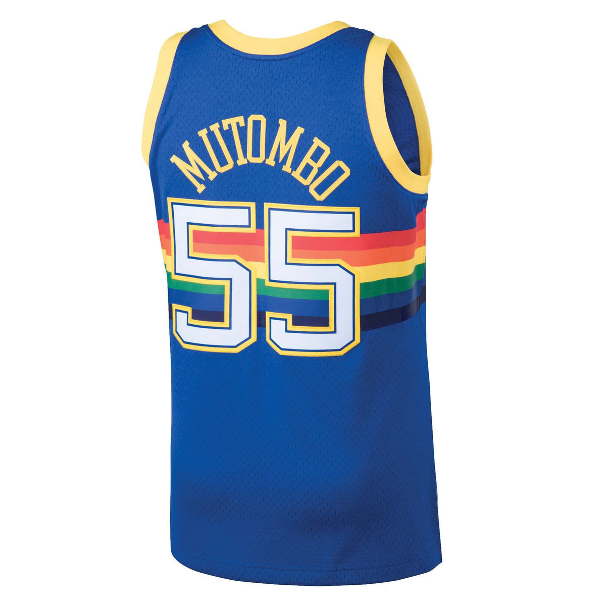 Denver Nuggets Swingman Jersey Road Dikembe Mutombo 1991-92
