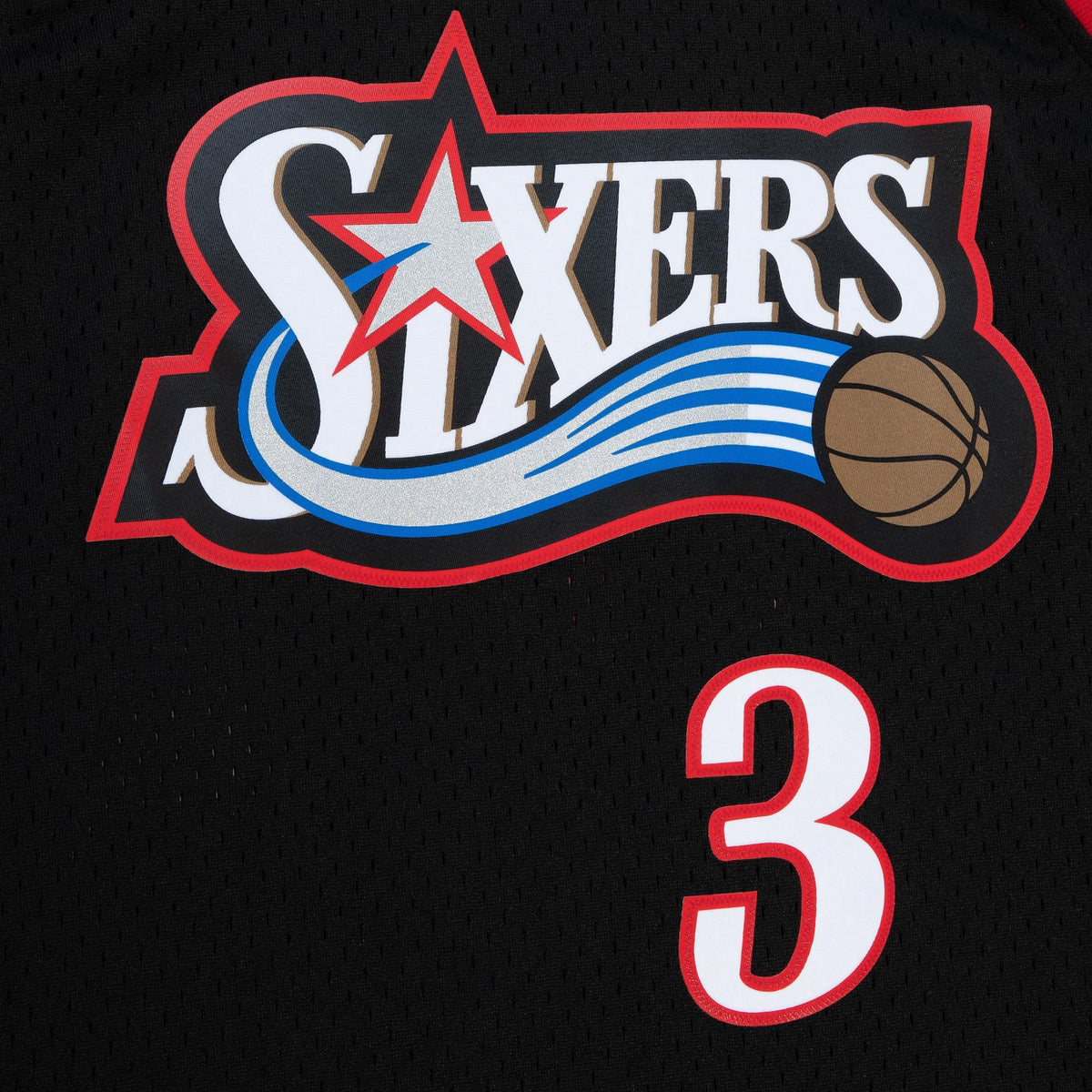 Philadelphia 76ers Allen Iverson 2006 Alternate Spain Authentic Jersey - Black