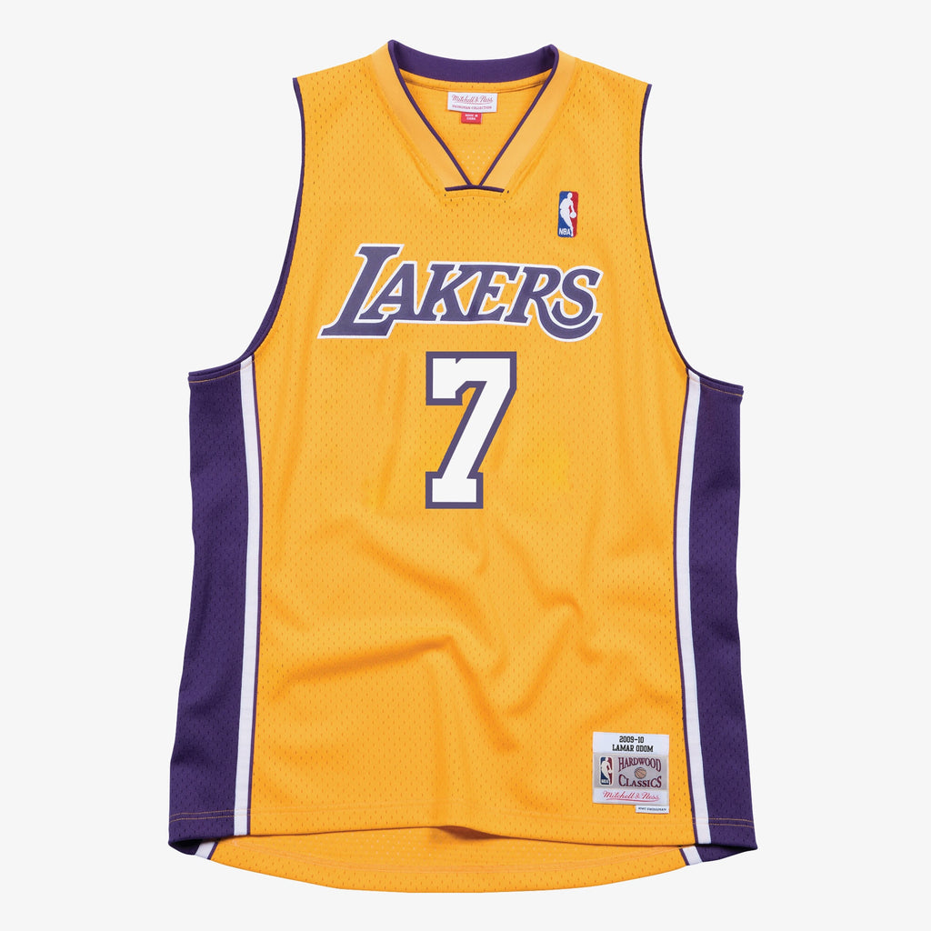 Los Angeles Lakers Swingman Jersey Lamar Odom 2009-10