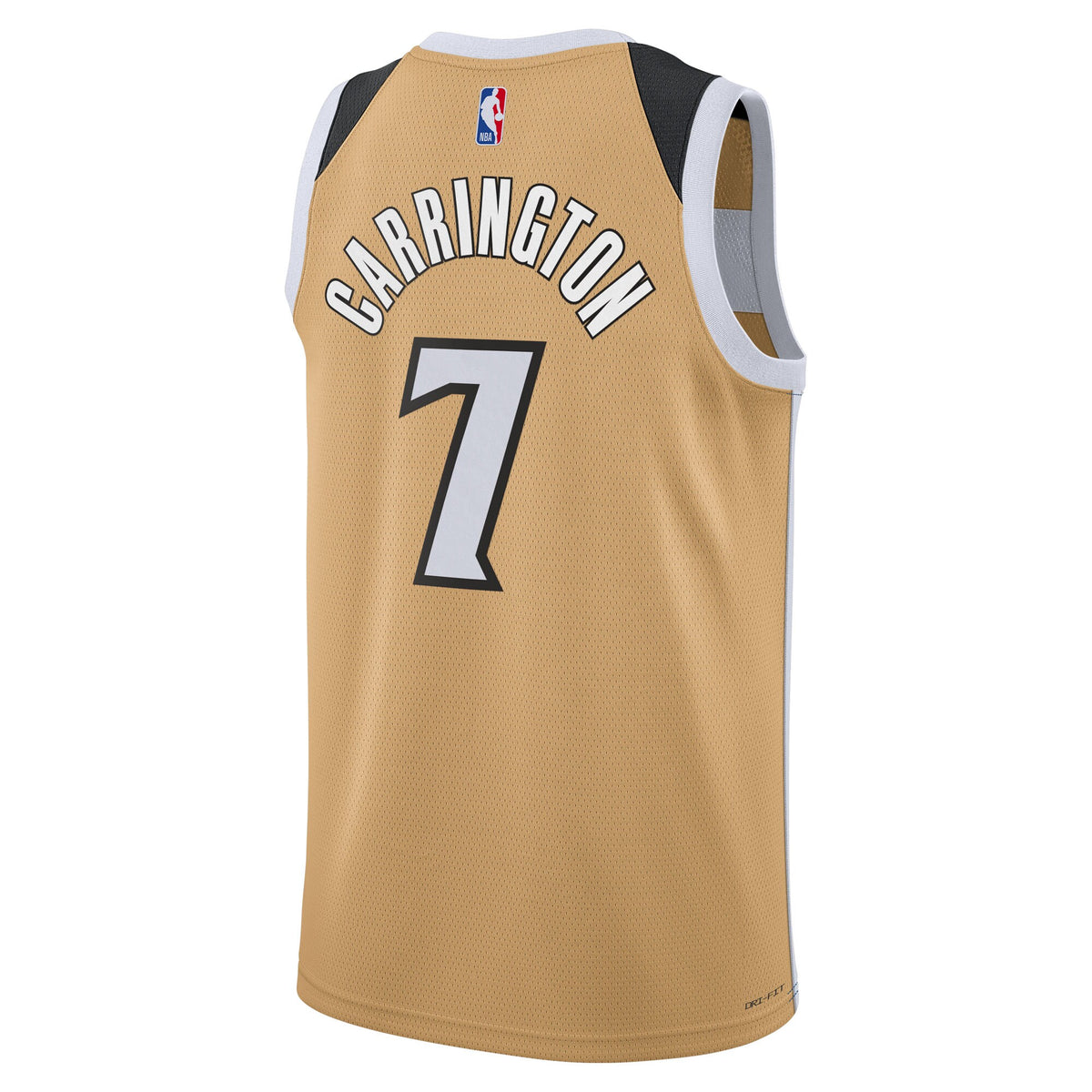 Washington Wizards 2025/26 City Edition Swingman Jersey - Tan - Carlton Carrington - Unisex