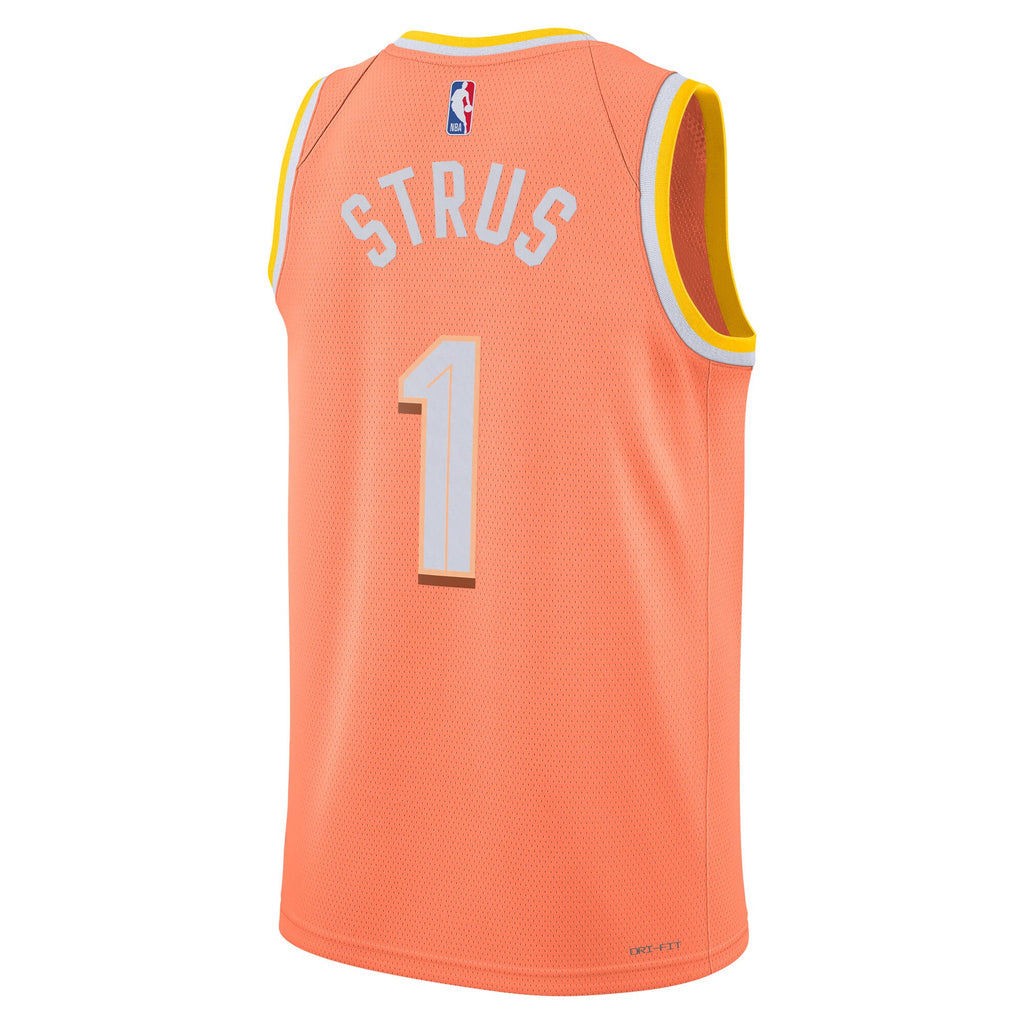 Cleveland Cavaliers 2025/26 City Edition Swingman Jersey - Orange - Max Strus - Unisex