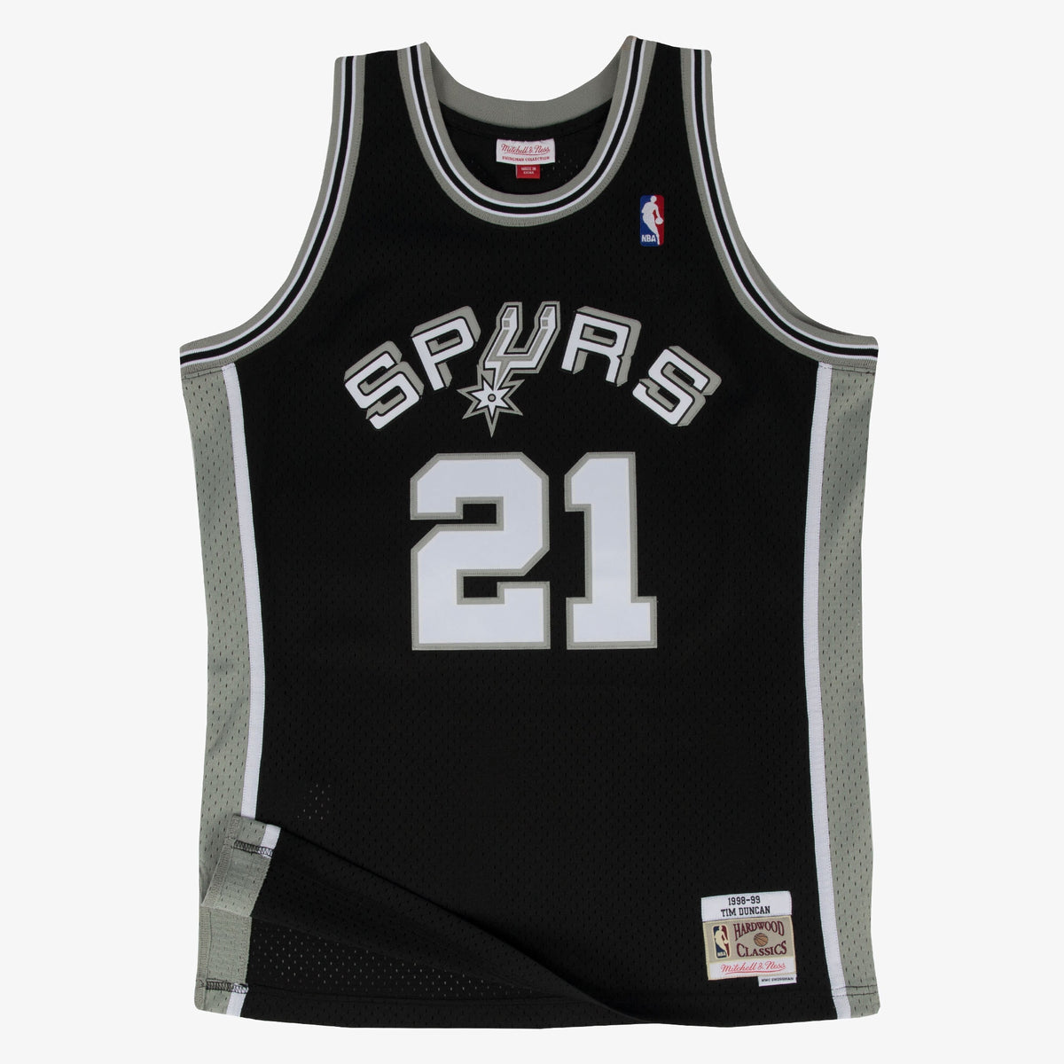 San Antonio Spurs Swingman Jersey Road Tim Duncan 1998-99