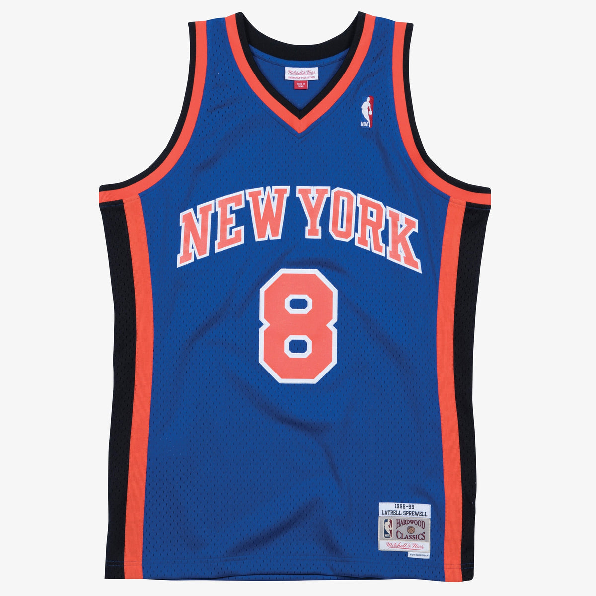 New York Knicks Swingman Jersey Road Latrell Sprewell 1998-99