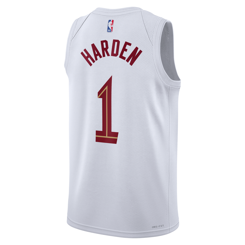 Cleveland Cavaliers Association Edition Swingman Jersey - White - James Harden - Unisex