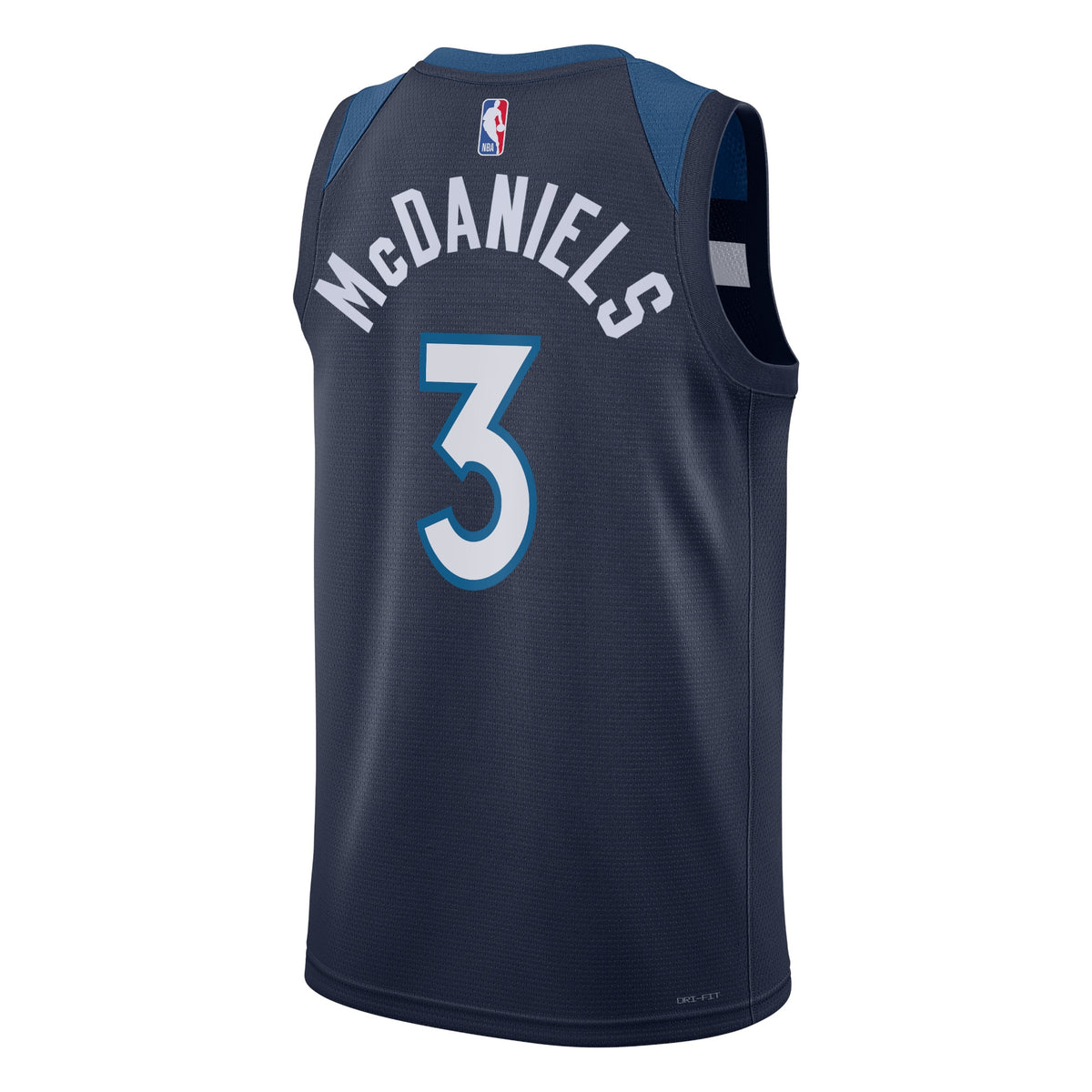 Minnesota Timberwolves Icon Edition Swingman Jersey - Navy - Jaden McDaniels - Unisex