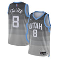 Utah Jazz 2025/26 City Edition Swingman Jersey - Gray - Isaiah Collier - Unisex