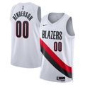 Portland Trail Blazers Replica Association Edition Swingman Jersey - White - Scoot Henderson - Unisex