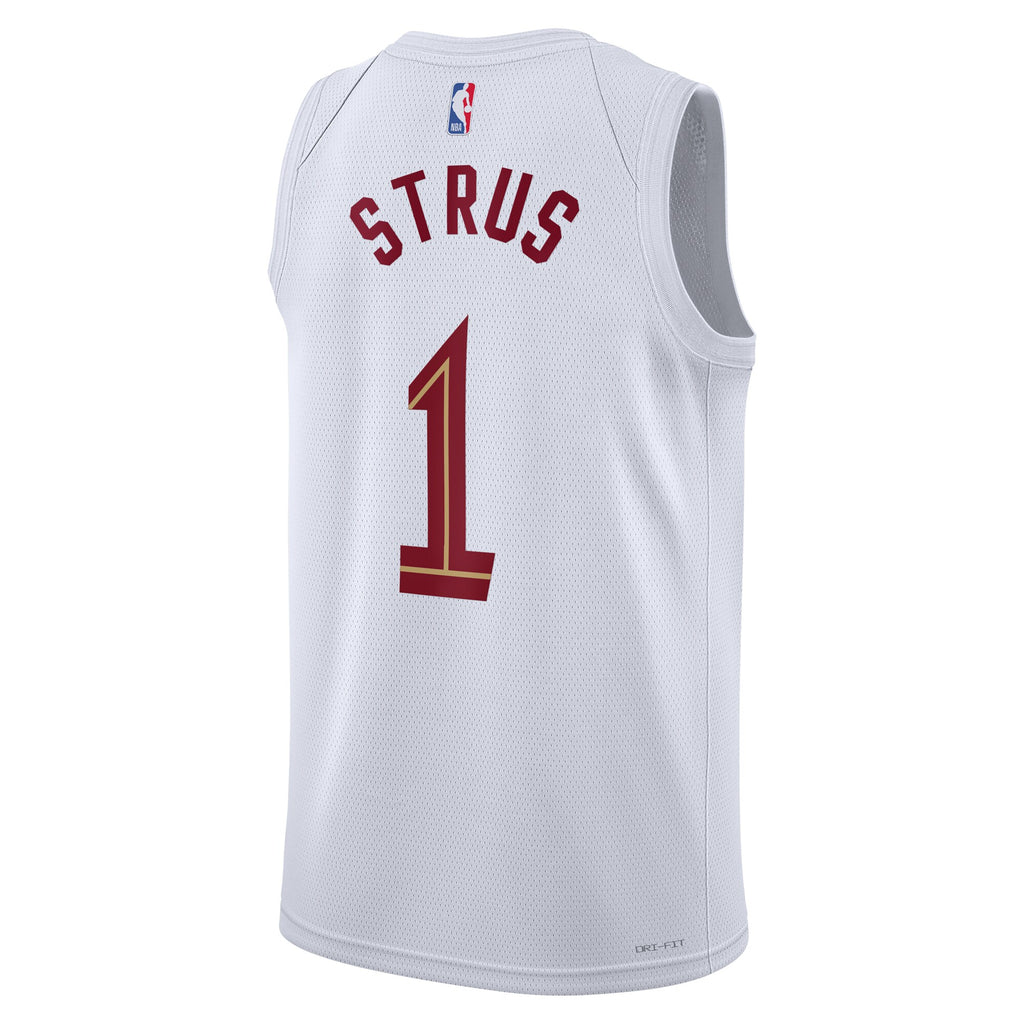 Cleveland Cavaliers Association Edition Swingman Jersey - White - Max Strus - Unisex