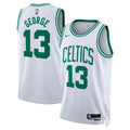 Boston Celtics Association Edition Swingman Jersey - White - Paul George - Unisex