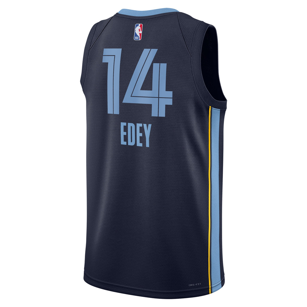 Memphis Grizzlies Icon Swingman Jersey - Navy - Zach Edey - Unisex