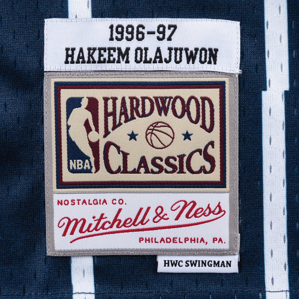 Houston Rockets Swingman Jersey Road Hakeem Olajuwon 1996-97
