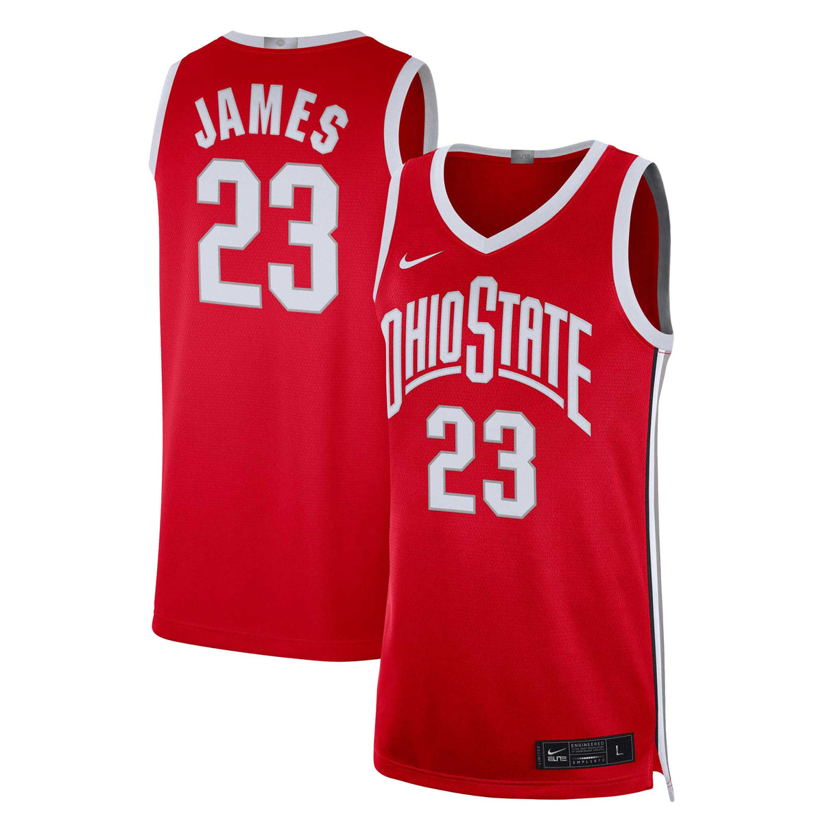NCAA Ohio College Basketball Jersey - Lebron James - Mens