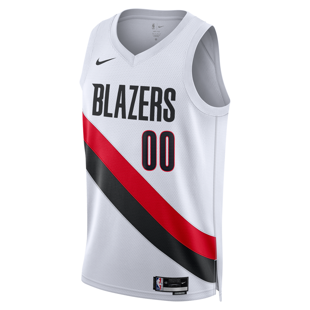 Portland Trail Blazers Replica Association Edition Swingman Jersey - White - Scoot Henderson - Unisex