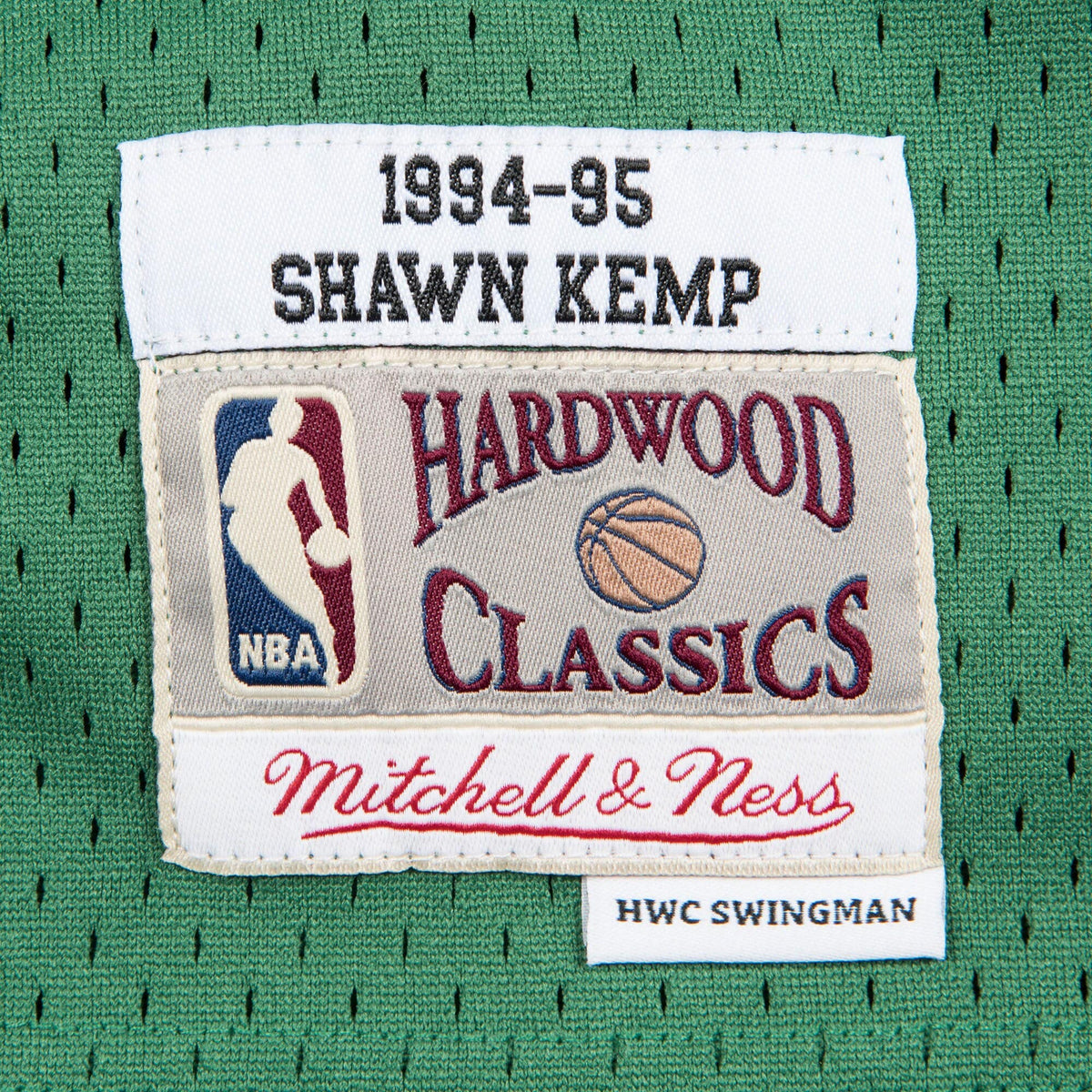 Seattle Supersonics Shawn Kemp Hardwood Classics Road Swingman Jersey - Mens