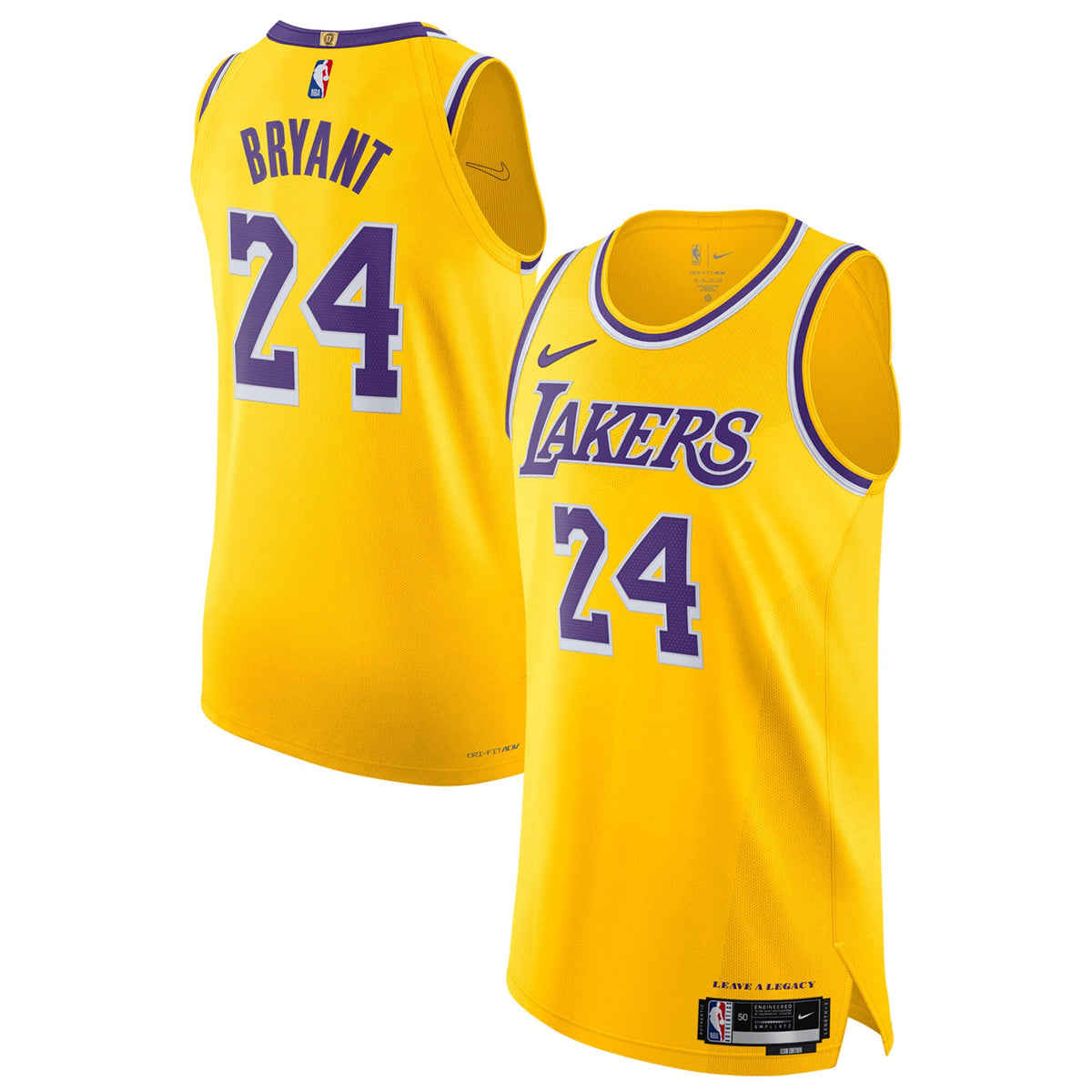 Los Angeles Lakers Authentic Icon Kobe Bryant Jersey - Unisex