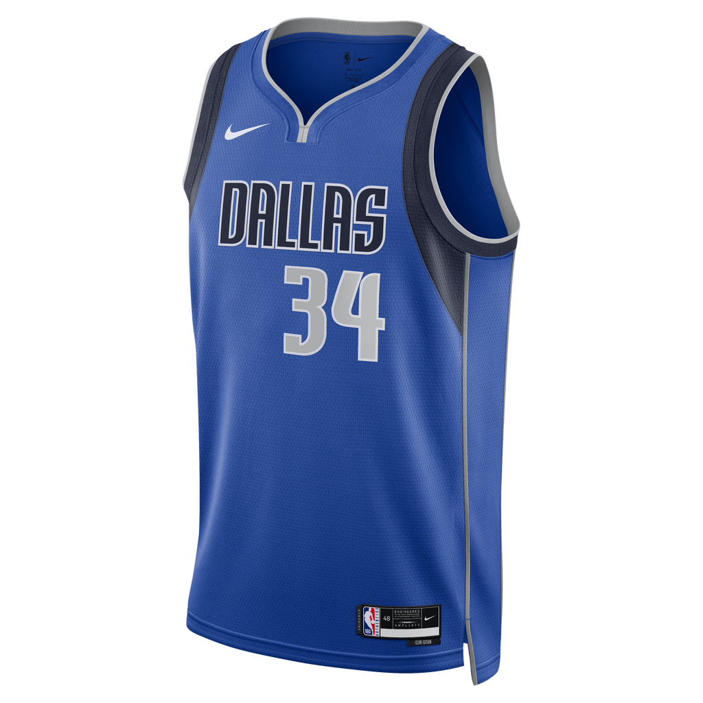 Dallas Mavericks Icon Edition Swingman Jersey - Blue - Santi Aldama - Unisex