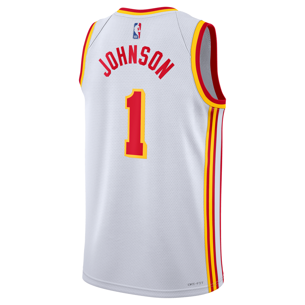 Atlanta Hawks Association Edition Swingman Jersey - White - Jalen Johnson - Unisex