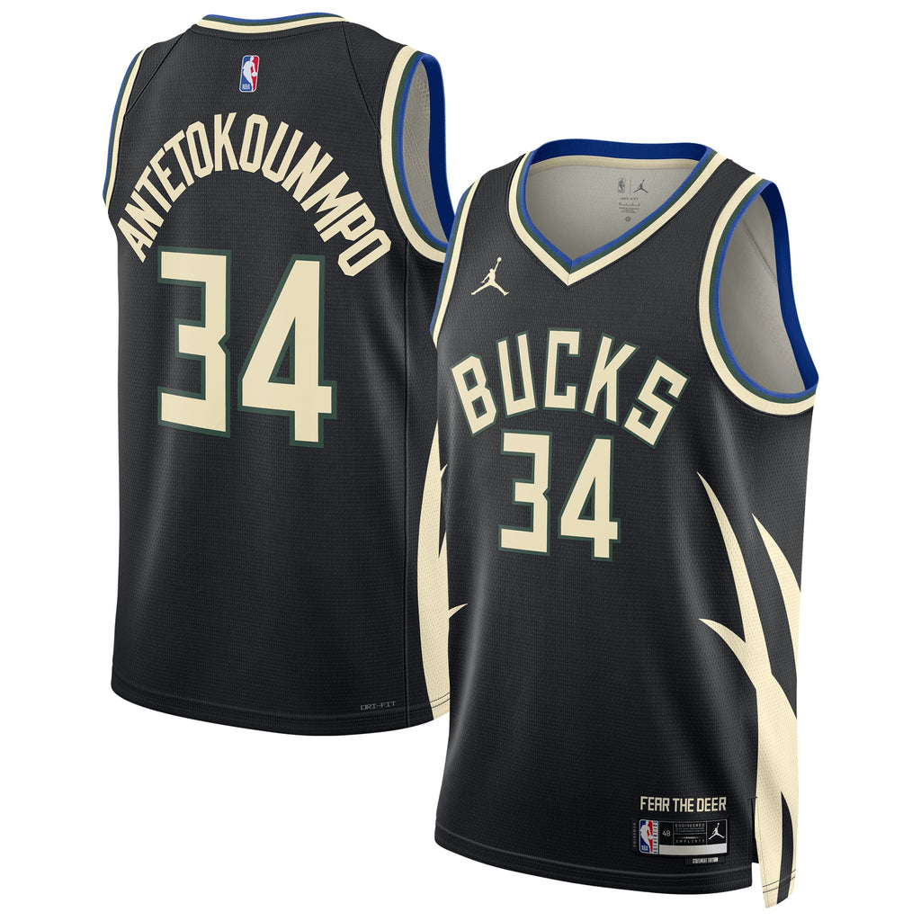 Milwaukee Bucks Giannis Antetokounmpo Jordan Dri-FIT NBA Swingman Jersey - Mens