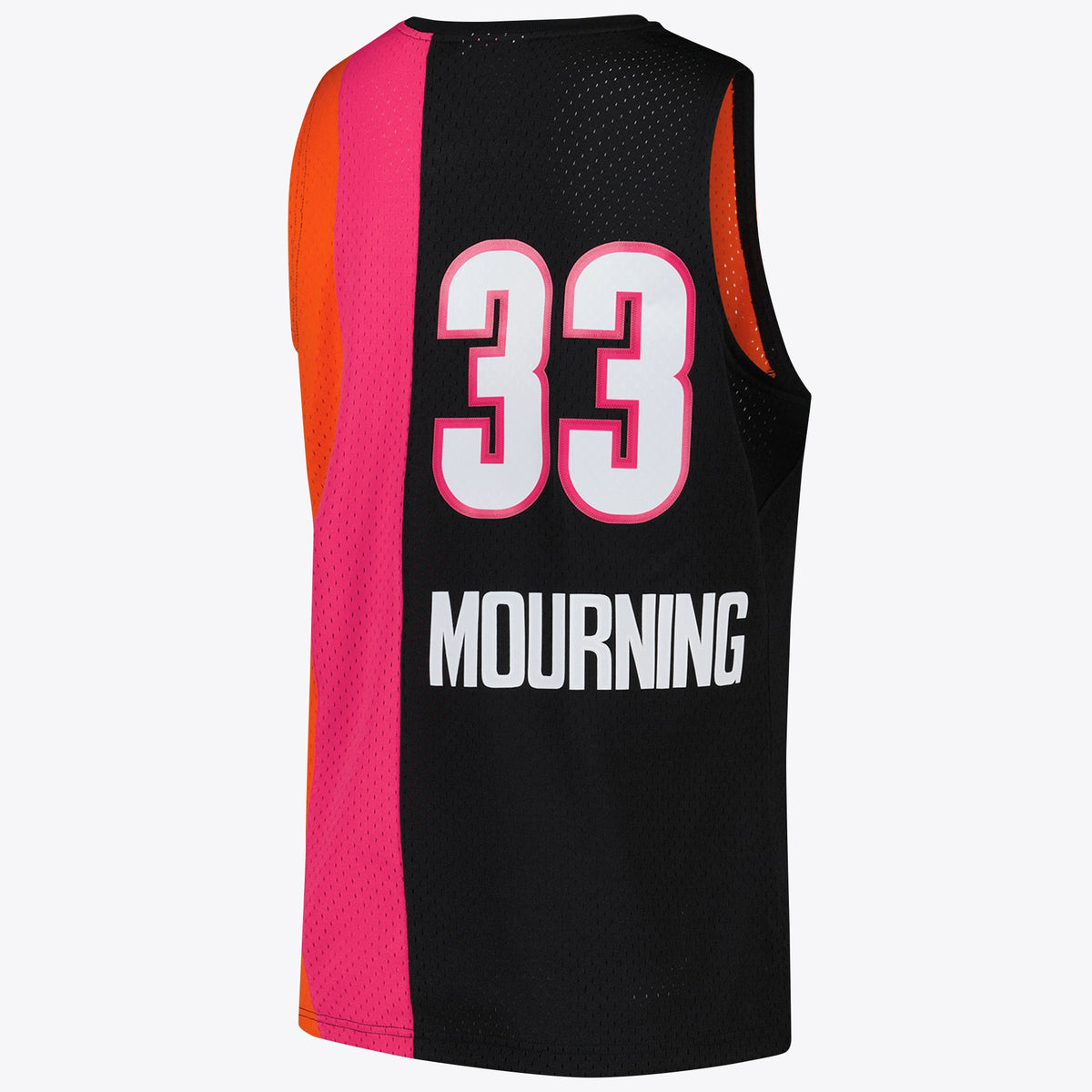 Miami Heat NBA Alonzo Mourning Hardwood Classics Road Jersey - Mens