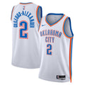 Oklahoma City Thunder Association Edition Swingman Jersey - White - Shai Gilgeous-Alexander - Unisex
