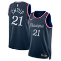 Philadelphia 76ers 2025/26 City Edition Swingman Jersey - Navy - Joel Embiid - Unisex