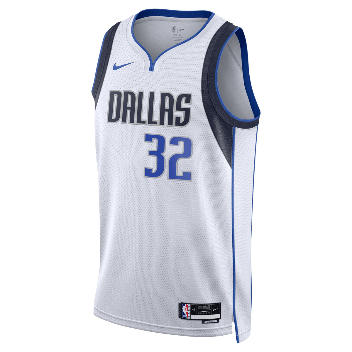 Dallas Mavericks Association Edition Swingman Jersey NBA 2025 First Round Draft Pick - White - Cooper Flagg - Unisex